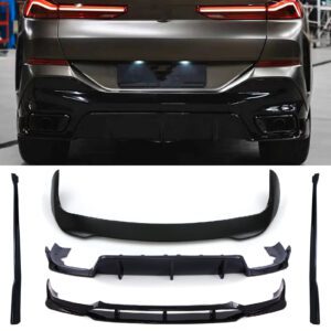 Gloss Black Aero Lowline Body Kit For BMW X5 G05 Pre LCI 19-22