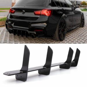 Gloss Black Rear Blade Diffuser For BMW 1 Series M135i M140i F20 LCI 15-19