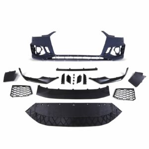 Front Bumper RS4 Mesh Style for Audi A4 B9 16-20
