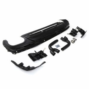Rear Bumper with Tail Pipes SQ7 Style for Audi Q7 4M 20-23