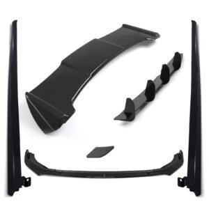 Gloss Black Aero Lowline Kit For VW Polo MK6 AW GTI & R-Line 18+