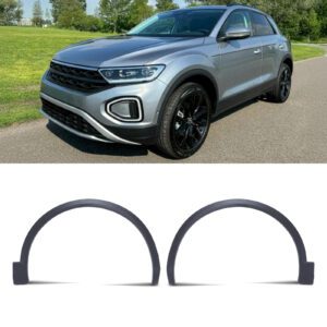 Matte Black Front Wheel Arches Pair For VW T-Roc 18+
