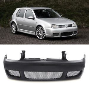 Primed Front Bumper R32 Style For VW Golf MK4 97-04
