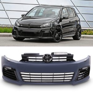Primed Front Bumper R20 Style For VW Golf MK6 08-13