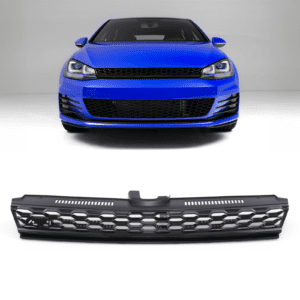 Gloss Black Badgeless Grille For VW Golf MK7.5 17-20
