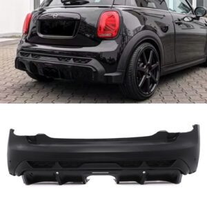 Primed Rear Bumper JCW Style For Mini Cooper LCI F56 18-21