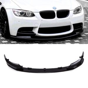 Gloss Black Front Splitter For BMW 3 Series LCI Coupe E92 10-13