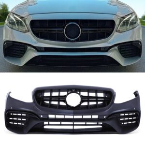 Primed Front Bumper E63 AMG Style For Mercedes E Class W213 16-20