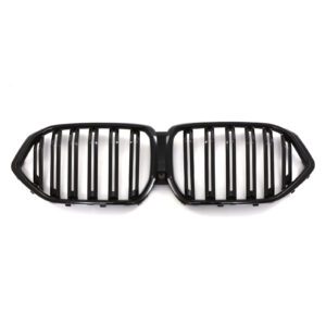 Gloss Black Double Bar Grille For BMW X6 G06 20-23