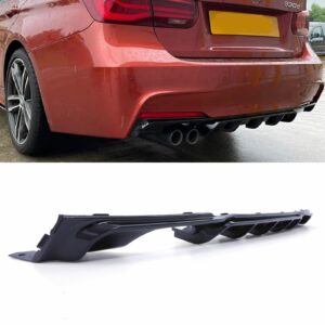 Gloss Black Rear Diffuser For BMW 3 Series F30 13-18