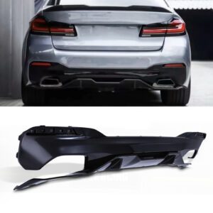 Gloss Black Rear Diffuser For BMW 5 Series G30 16-23