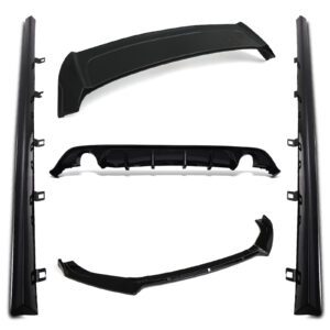 Gloss Black Aero Lowline Kit Osir Style For VW Golf MK7.5 GTI 16-20