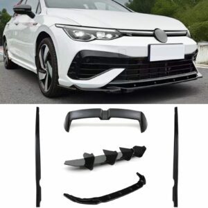 Gloss Black Aero Lowline Kit Oettinger Style For VW Golf MK8 R 20+