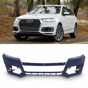 Primed Front Bumper S-Line Style For Audi Q7 4M 15-20