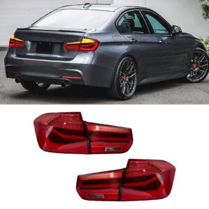 Red LED Tail Lights OEM Style For BMW M3 F80 12-18