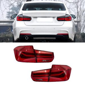 Red LED Tail Lights OEM Style For BMW M3 F80 12-18