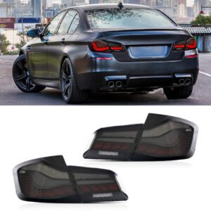 Smoked Rear LED Tail Lights GTS Style For BMW 5 Series F10 11-17