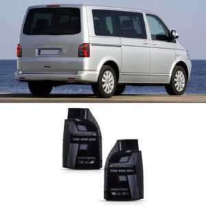 Smoked LED Tail Lights For VW Transporter T5.1 10-15