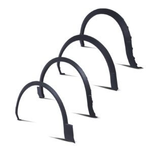 Matte Black Wheel Arches Complete Set For VW T-Roc 18+