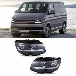 LED Headlights For VW Transporter T6 RHD 15-19