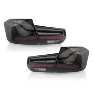 Smoked LED Tail Lights GTS Style For BMW M3 F80 14-18