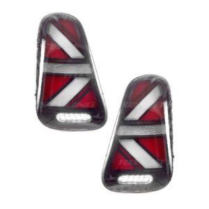 Clear LED Union Jack Tail Lights For MINI R50 R52 R53 01-06