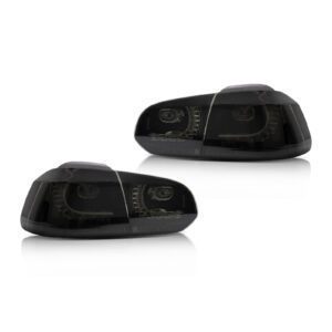 Smoked LED Tail Lights For VW Golf MK6 Hatch 08-13