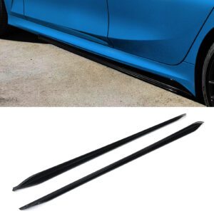 Gloss Black Side Skirts M Performance Style For BMW 3 Series G20 G21 19-22
