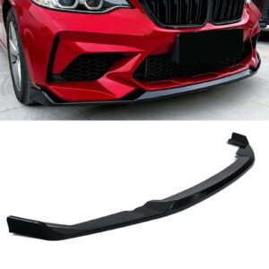 Gloss Black Front Splitter For BMW M2 / M2 Comp F87 16-21