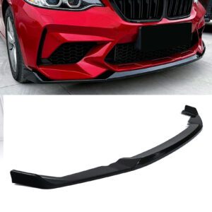 Gloss Black Front Splitter For BMW M2 / M2 Comp F87 16-21