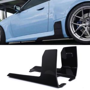 Gloss Black Side Skirts M Performance Style For BMW 2 Series M2 G87 2023+
