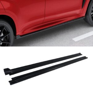Gloss Black Side Skirts M Performance Style For BMW X6 F16 14-19