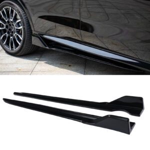 Gloss Black Side Skirts M Performance Style For BMW X5 G05 2018+
