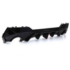 Gloss Black Rear Diffuser Twin Exit with LED For BMW 4 Series G22 G23 2020+