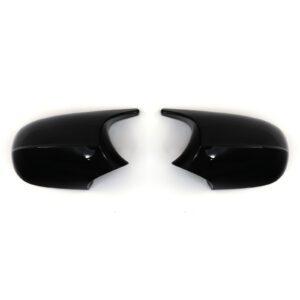 Gloss Black Side Mirror Covers M Style For BMW 1 Series E81 E87 2007-2012