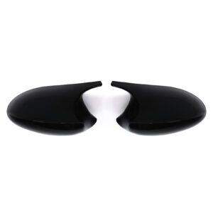 Gloss Black Side Mirror Covers M Style For BMW 1 Series E81 E87 2004-2007