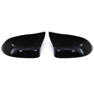 Gloss Black Side Mirror Covers M Style For BMW X3 F25 2014-2017