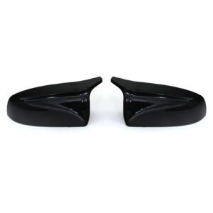 Gloss Black Side Mirror Covers M Style For BMW X5 E70 2007-2013
