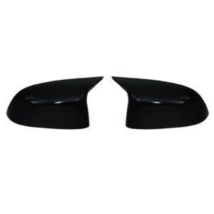 Gloss Black Side Mirror Covers M Style For BMW X3 G01 2018-2024