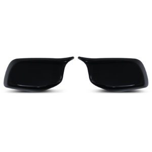 Gloss Black Side Mirror Covers M Style For BMW 5 Series E60 E61 2004-2007