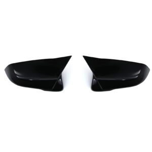 Gloss Black Side Mirror Covers M Style For BMW 1 Series F40 2020-2024