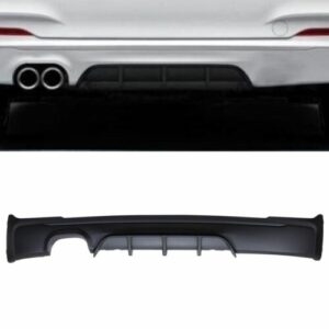 Black M Sport Look Rear Bumper Diffuser Valance For BMW 2 Series F22 F23 14+