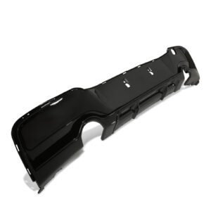 Gloss Black Dual Exit Rear Diffuser For BMW 1 Series F20 2012-2015