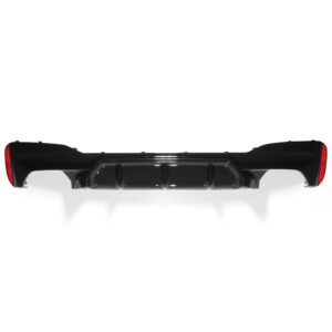 Gloss Black M5 Style Rear Diffuser Dual Exit for BMW 5 Series G30 17+
