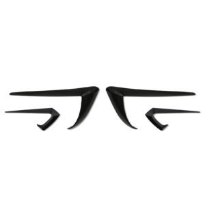 Gloss Black Headlight Eyebrow Trim For Tesla Model 3 2019-2021