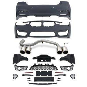 M3 Style Body Kit with Exhaust Conversion For BMW 3 Series F30 N20 12-19