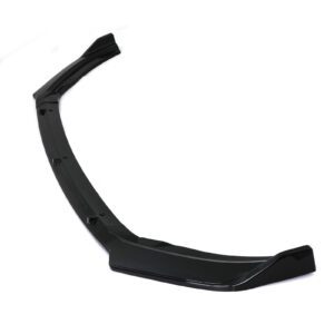 Front Bumper Splitter Gloss Black For Volkswagen Polo MK6 2018+