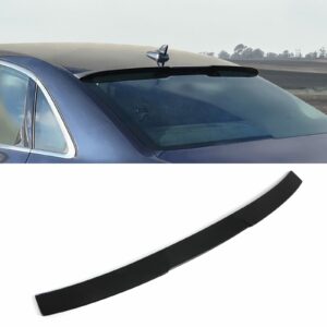 RS Style Rear Roof Spoiler Lip Gloss Black For Audi A4 B9.5 2019+