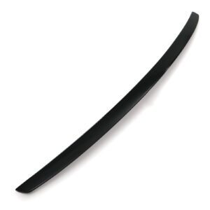 S3 Style Rear Boot Spoiler Lip Gloss Black For Audi A6 C7 12-17