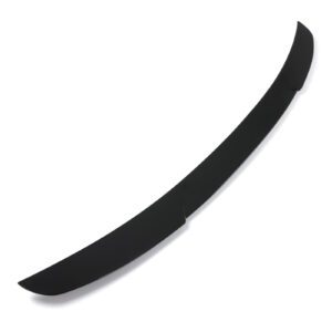 M4 Style Rear Boot Spoiler Lip Gloss Black For Audi A6 C8 2019+